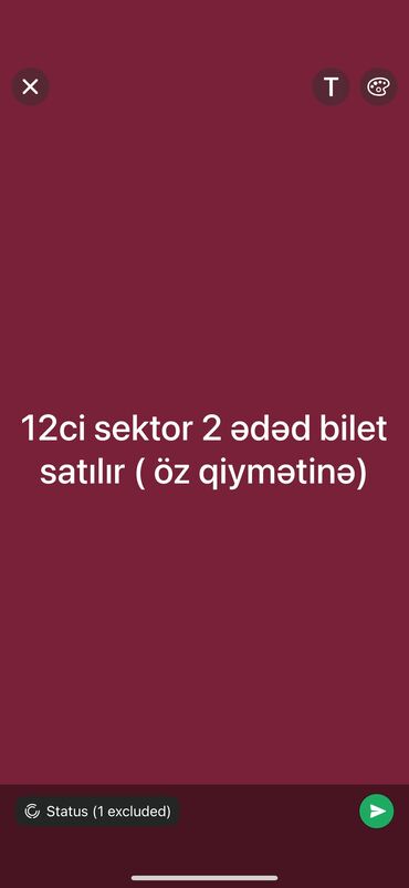 Digər: Ikisi birlikde 100 azn oz qiymetine satiram