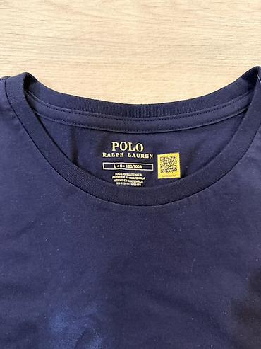 футболку из америки: Мужская футболка, L, Polo Ralph Lauren, Новый, цвет - Синий, Самовывоз, Платная доставка — 3