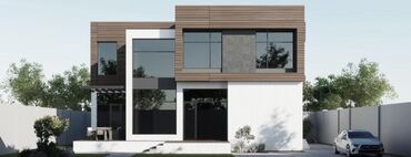 дом алматинка: Дом, 300 м², 5 комнат, ПСО (под самоотделку)
