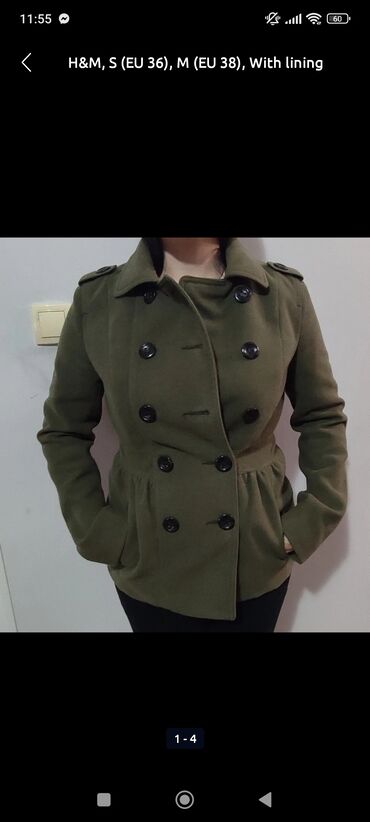 zara jackets: Zara, S (EU 36), Sa postavom