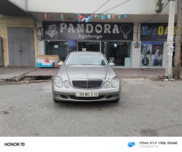 Iran Khodro: Mercedes‑Benz E‑Class (W211) sedan - Kuzov: sedan, gümüşü rəng -