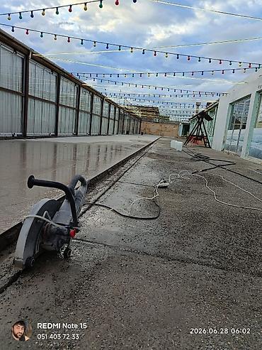 Beton işləri: Beton kəsmə xidməti - Divar, döşəmə və tavanlarda dəqiq və səliqəli — 7