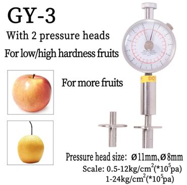 quru meyvelerin topdan satışı: Meyvə sklerometri. -Model: SOONDA GY-3 Analoq portativ sərtlik test