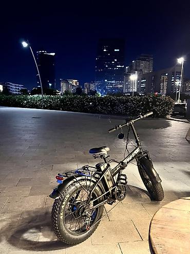 velesiped: İşlənmiş Elektrik velosipedi 20", sürətlərin sayı: 32, 750 < Vt, Ünvandan götürmə, Ödənişli çatdırılma, Rayonlara çatdırılma — 1
