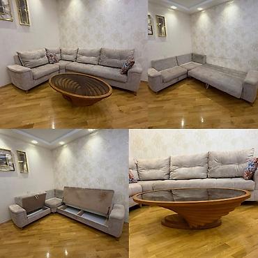 Divan 500₼ Acilan bazali .Olcu 2/3 .Jurnalni masa 150₼ satilirUnvan