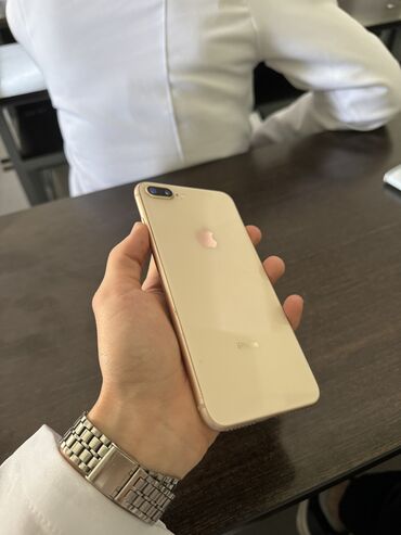 переходник для наушников айфон х: IPhone 8 Plus, Б/у, 256 ГБ, Matte Gold, Защитное стекло, Чехол, Кабель, 100 %