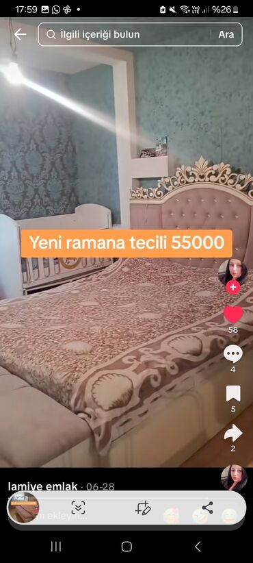 mingecevir evler: 3 otaqlı, Yeni tikili, 3 kv. m