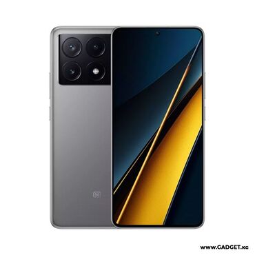 Poco: Poco X6 Pro 5G, Б/у, 256 ГБ, цвет - Серый, 2 SIM