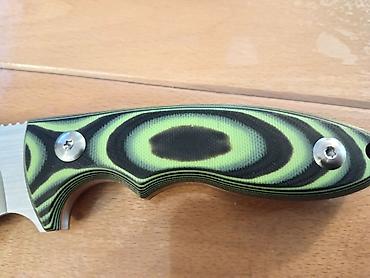 Lov i ribolov: Fiksni nož - Oštrica: široka drop-point forma sa sekundarnim usekom — 3