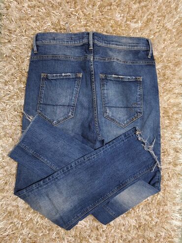 Farmerke: Ženske farmerke Staff Jeans– tamno plavi denim sa blagim „washed“ — 5