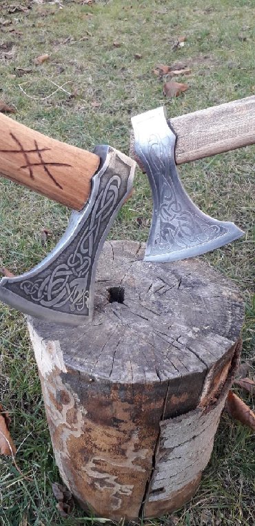 kaljeve: Viking mala sekira, izradjena od kvalitetnog celika i kaljena na