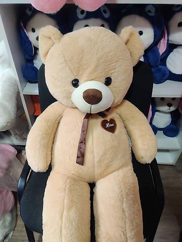 Игрушки: Мишка 1 метр Бесплатная доставка 🧸60 см 1000 сом (Бесплатная — 8