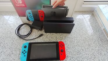 Nintendo Switch: Nintendo Switch RV1 (б/у) В комплекте: Консоль Док-станция AC