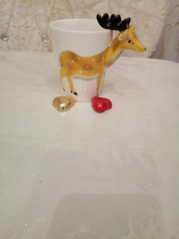 maral başı: Fincanlar, rəng - Ağ, Keramika, 1 əd, 250 ml — 1