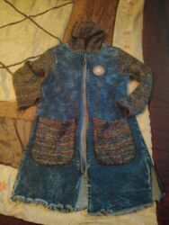 yuxuda qizil sirqa gormek: İki üst geyim dəsti 1) Uzun kapüşonlu kardiqan/palto - Material: Cins at lalafo.az yuxuda qizil sirqa gormek: İki üst geyim dəsti 1) Uzun kapüşonlu kardiqan/palto - Material: Cins