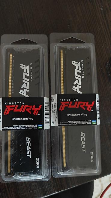 Техника и электроника: Оперативная память (RAM) для ПК, Новый, Kingston Fury, 16 ГБ, DDR4, 3600 МГц — 2