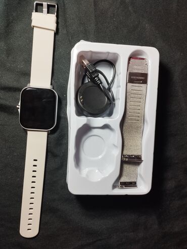 ремешки для часы: Smartwatch anmi ym023 серебряный с дополнительным ремешком и зарядным