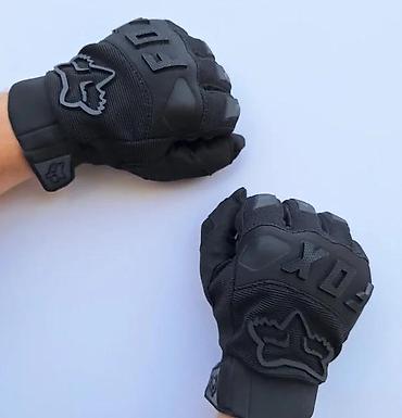 Oprema za bicikliste: Moto rukavice FOX – crne, celo-prstne - Namenjene za motociklizam — 9