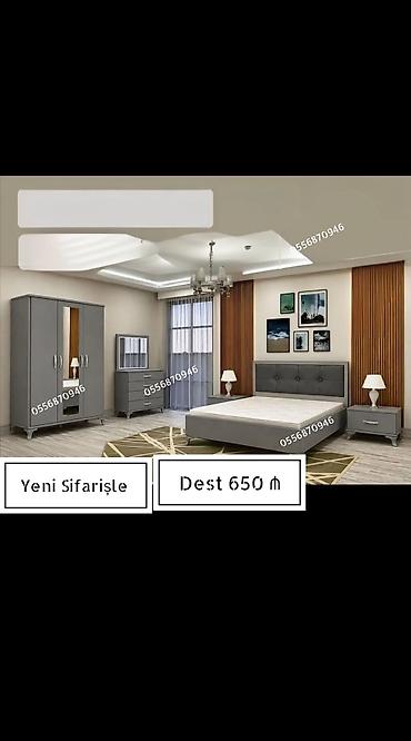 Yataq otağı dəstləri: Yataq otağı dəstləri – modern dizaynlı, funksional və zərif — 7
