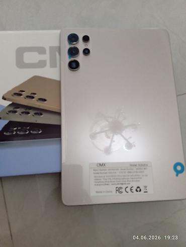Digər planşetlər: CMX S26Ultra planşet Xüsusiyyətlər: - Model: CMX S26Ultra (etiketdə — 1
