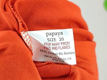 kapalua: Papaya, T-shirt damski, rozmiar 4XL — 5