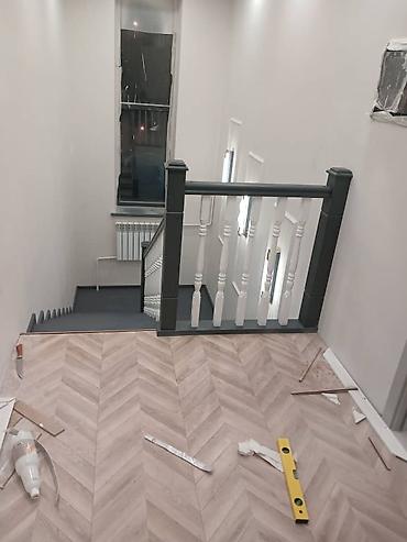 Деревянные лестницы: Деревянная лестница Для дома, Вид дерева: Орех, Форма лестницы: Много-маршевая, Стиль: Классический — 14