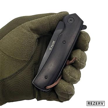 Охотничьи ножи: Складной нож Крот от Витязь сталь 65х13 черный Охота и рыбалка! — 11