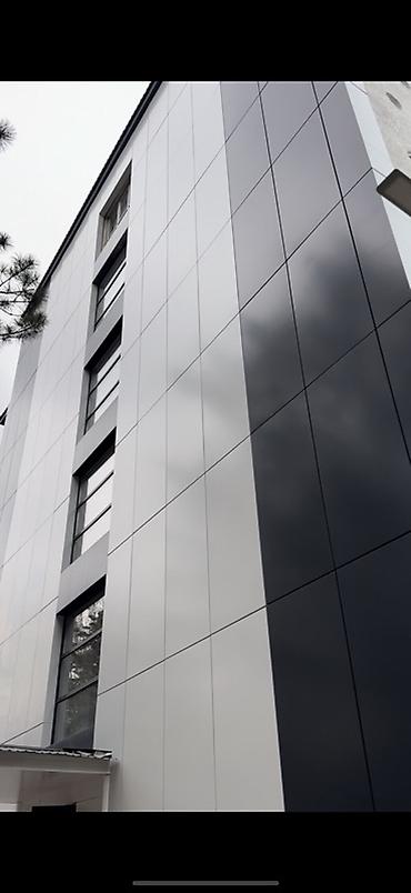 Алюминиевые композитные панели (Алюкобонд): Синий, Дерево, Установка, Гарантия, Бесплатный выезд — 17