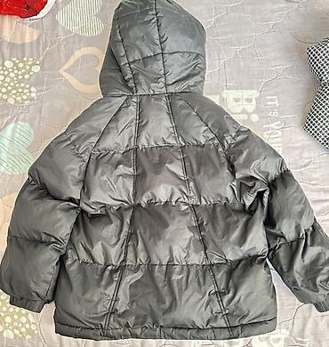soft shell: Пуховик с капюшоном, тёмно‑серый 7-9 лет( 1 год только одевали — 2