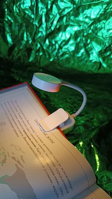 Подставки и держатели для книг: МИНИ-ЛАМПА на прищепке. НОВАЯ. На аккамуляторе. Маленькая — 9