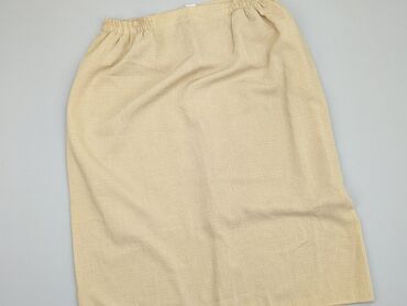 żółta plisowane spódnice: Skirt, 2XL (EU 44), condition - Good