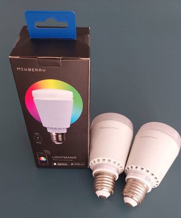 энурезный будильник: Bluetooth лампа Mixberry LED Smart Lamp Lightmania 7W (Е-27), новые, 3