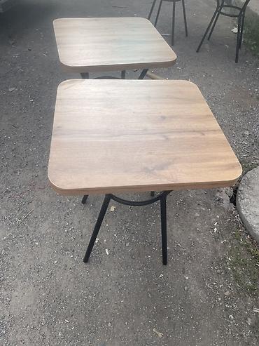 study table: Стол для кафе, Новый, Прямоугольный, Бесплатная доставка, цвет - Коричневый — 3