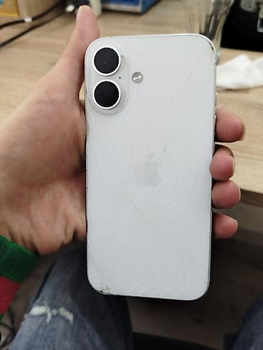 IPhone 16, 128 GB, Ağ, Zəmanət lalafo.az -da IPhone 16, 128 GB, Ağ, Zəmanət