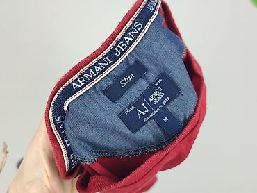 denim: Armani Jeans, Koszulka dla mężczyzn, rozmiar M — 4