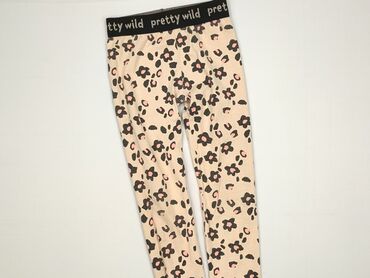 newbie legginsy z falbanka: Legginsy dziecięce, Little kids, 9 lat, 128/134, stan - Dobry