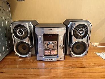 sony 337: Sony mini hi-fi stereo sistemi – 3 hissəli komplekt (mərkəzi blok + 2 — 1
