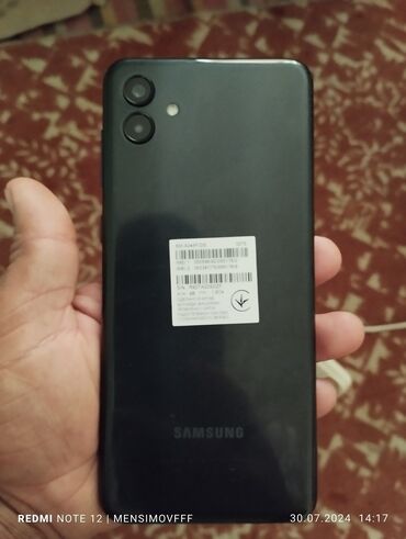 samsung 20 s qiymeti: Samsung Galaxy A04, 32 GB, rəng - Qara, Sensor