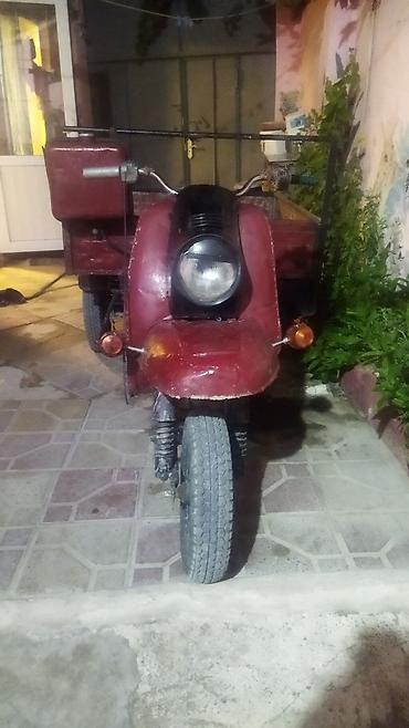 iki teker motor: Üç təkərli yükgötürən motosiklet (motorlu araba) - Konstruksiya: Öndə — 1