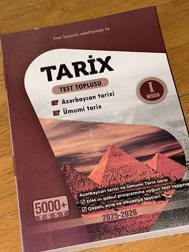 Testlər: Tarix – Test Toplusu (I hissə), 2025–2026 — 1