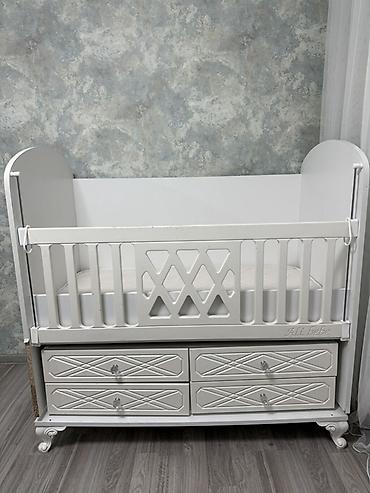 usag otagi: Ali Bebe uşaq beşiyi və döşək - Brend/model: Ali Bebe - Rəng: ağ — 7