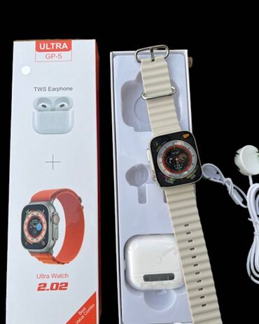 agilli saatlar: Brend:	Smart Watch Tip:	 Ağıllı saat Seriya:	 Smart Watch Ultra GP-5