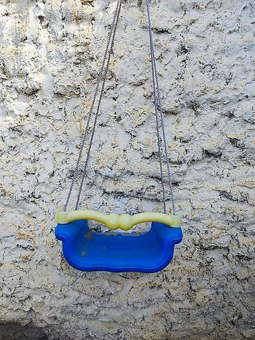 bag stolu: Uşaq yelləncəyi – asma tip - Material: möhkəm plastik oturacaq, qalın — 1