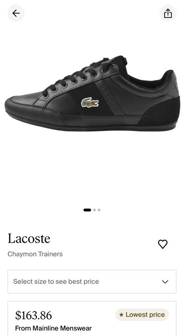 lacoste духи цена в бишкеке: Обувь на весну 🔥🔥🔥 Шикарный вариант Размер: 42 Старая цена: 14500