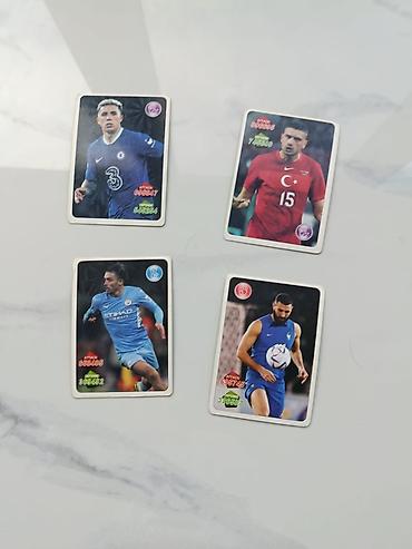 gta 5 kaset: Kolleksiya üçün futbol stikerləri dəsti – 4 ədəd orijinal futbolçu — 1