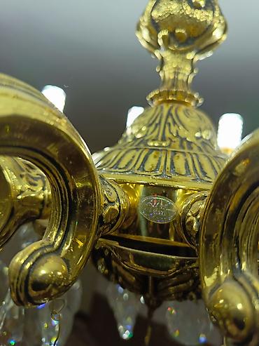 İşıqlandırma: Çılçıraq, 10 və daha çox lampa, Metal — 5