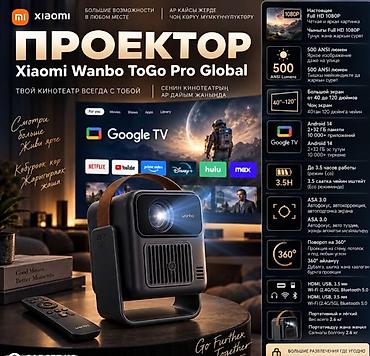 Xiaomi Wanbo ToGo Pro Global — портативный проектор для домашнего