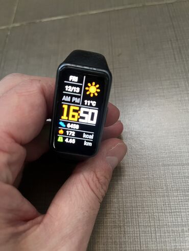 Smart saatlar: İşlənmiş, Smart saat, Huawei, Suya davamlı, rəng - Qara -da lalafo.az — 8 Smart saatlar: İşlənmiş, Smart saat, Huawei, Suya davamlı, rəng - Qara — 8