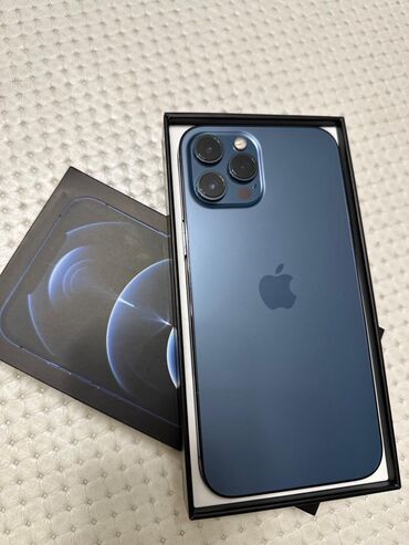 Мобильные телефоны и аксессуары: IPhone 12 Pro Max | Б/у | 256 ГБ Синий | С документами | Защитное стекло, Кабель, Коробка | USB type C at lalafo.kg Мобильные телефоны и аксессуары: IPhone 12 Pro Max | Б/у | 256 ГБ Синий | С документами | Защитное стекло, Кабель, Коробка | USB type C