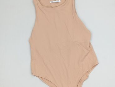 Beżowe body damskie marki Zara, idealne do stworzenia eleganckich i